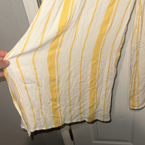 Billabong White and Yellow Striped Romper - Picture 4 of 12